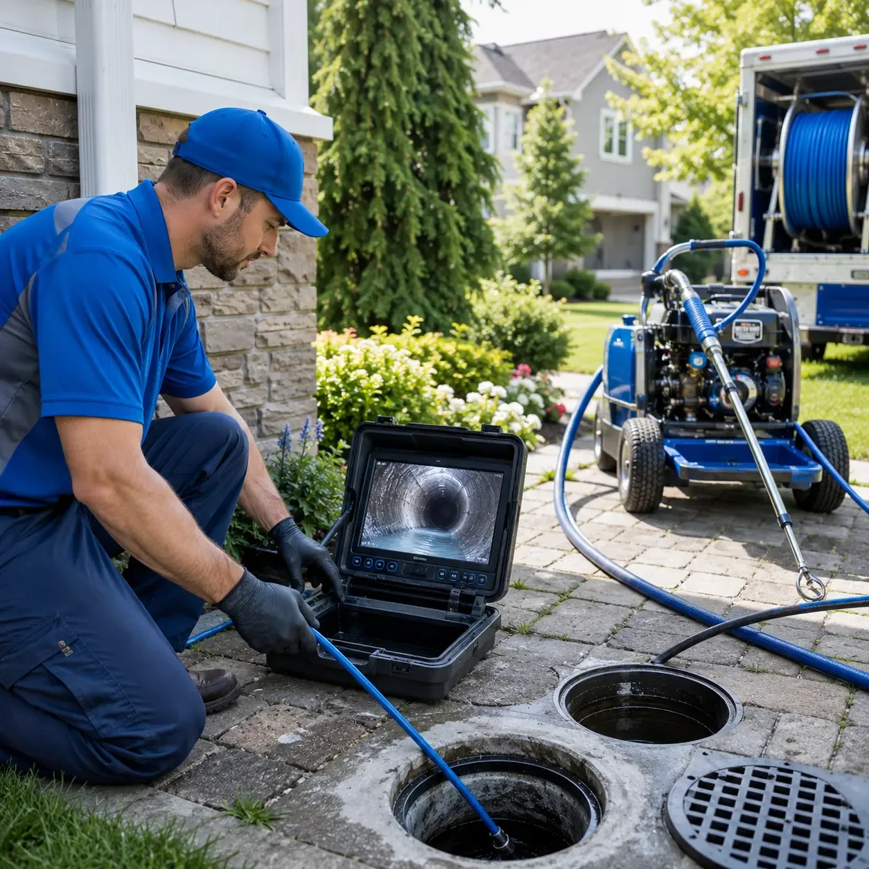 Outdoor drain cleaning professionals serving Kingston, MO
